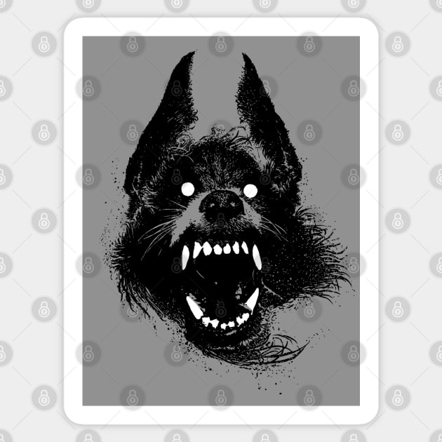 Werewolf Sticker by vvilczy